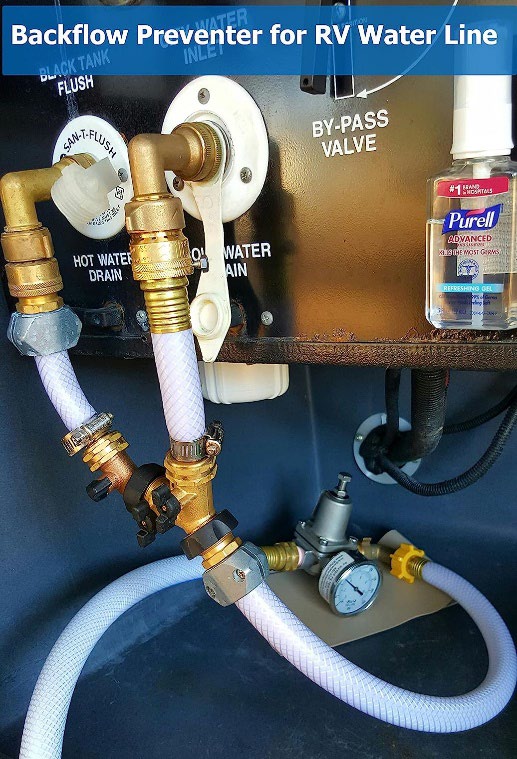 Backflow Preventer for RV Water Line